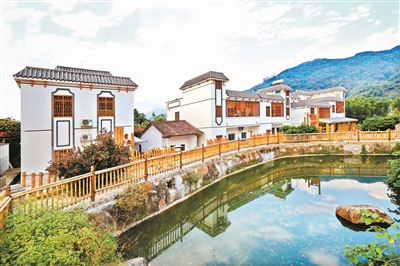 鳳凰山腳下的美麗鄉村——南平村。 廣州日報全媒體記者駱昌威 通訊員南平村委 攝