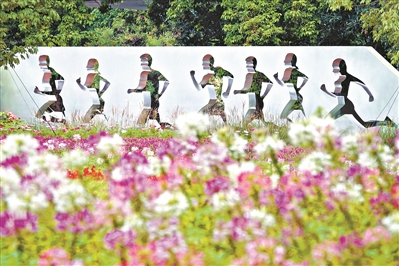 廣州水岸增添了不少景觀，很有當代藝術的特點。