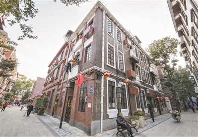 微改造后,舊南海縣社區(qū)的洋樓煥然一新。 微改造后,舊南海縣社區(qū)的洋樓煥然一新。