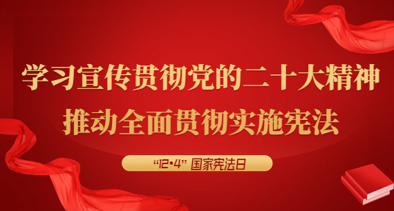 學(xué)習(xí)宣傳貫徹黨的二十大精神，推動全面貫徹實施憲法