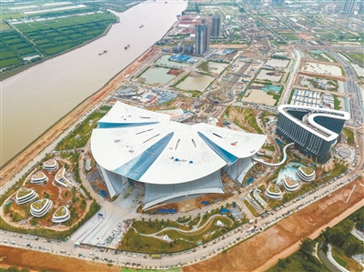 IFF永久會址項目進入軟裝施工階段