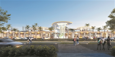 華南首個門戶型服務區(qū) 萬頃沙服務區(qū)露“真容”