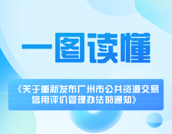 【一圖讀懂】《廣州市人民政府辦公廳關(guān)于重新發(fā)布廣州市公共資源交易信用評價管理辦法的通知》圖文解讀
