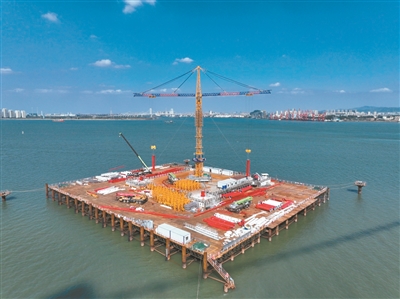 國內最高水上鐵塔南沙露雛形