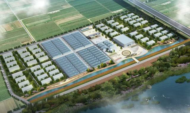 青青自然公司養殖基地規劃效果圖。 青青自然公司養殖基地規劃效果圖。